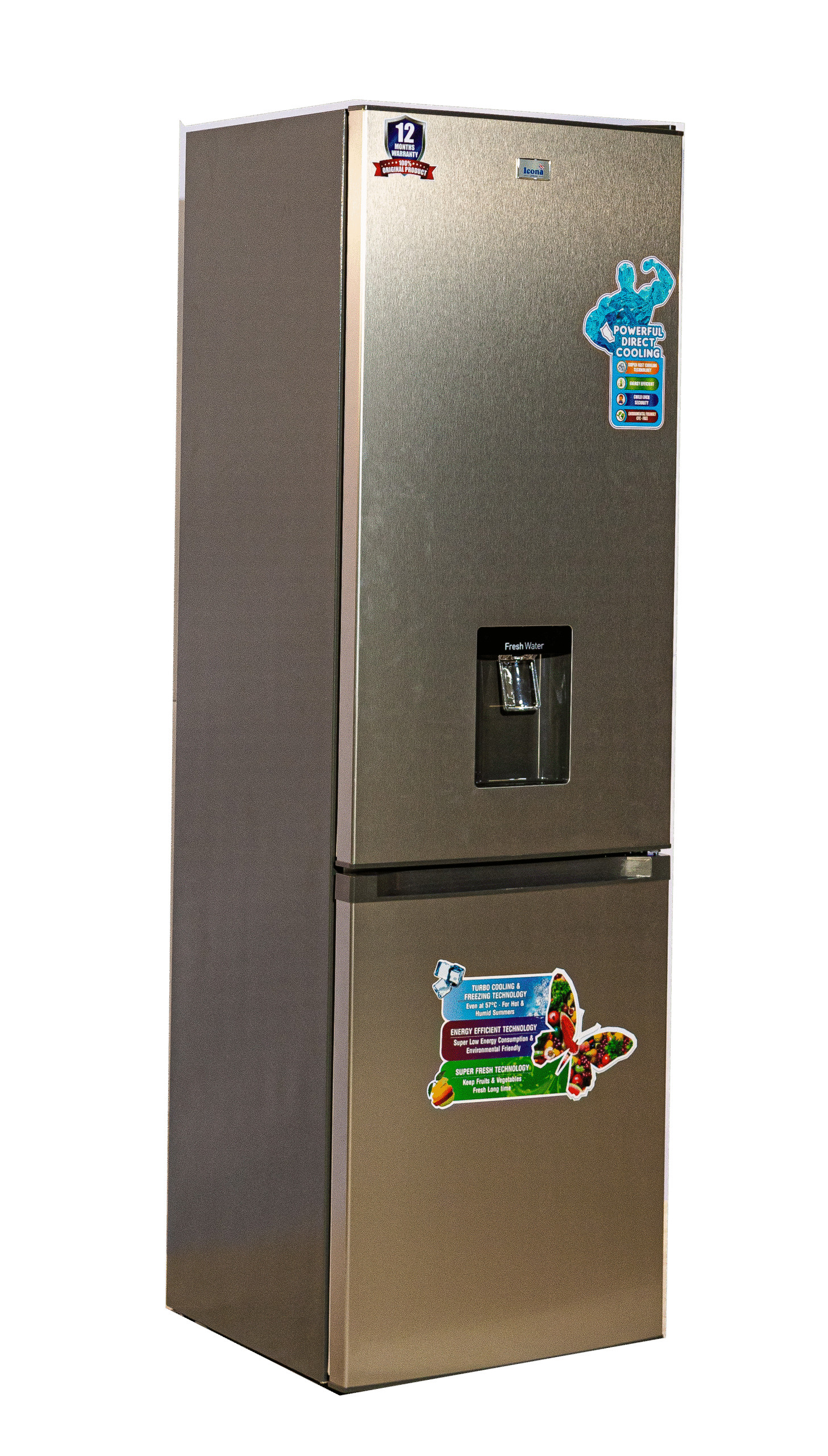 IMG_3520 ICONA Standing Fridge with Bottom Freezer - Image 1