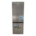 Icona London ILRFC-200H Double Door Bottom Freezer Refrigerator – 200L Frost-Free (Grey)