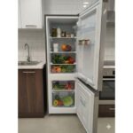 Icona London ILRFC-200H Double Door Bottom Freezer Refrigerator – 200L Frost-Free (Grey)