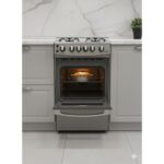 Icona 4 Burner Automatic Ignition Premium Gas Cooker With Grill - Glass Top - Image 2